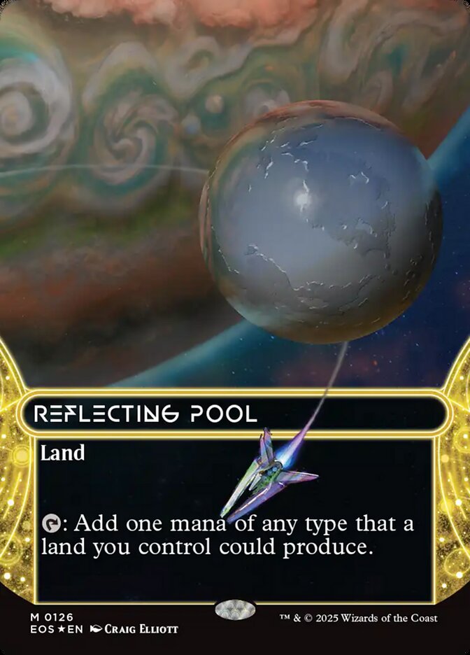 Reflecting Pool 126/45 (Edge of Eternities: Stellar Sights)  - Borderless Galaxy Foil | Good Games Modbury