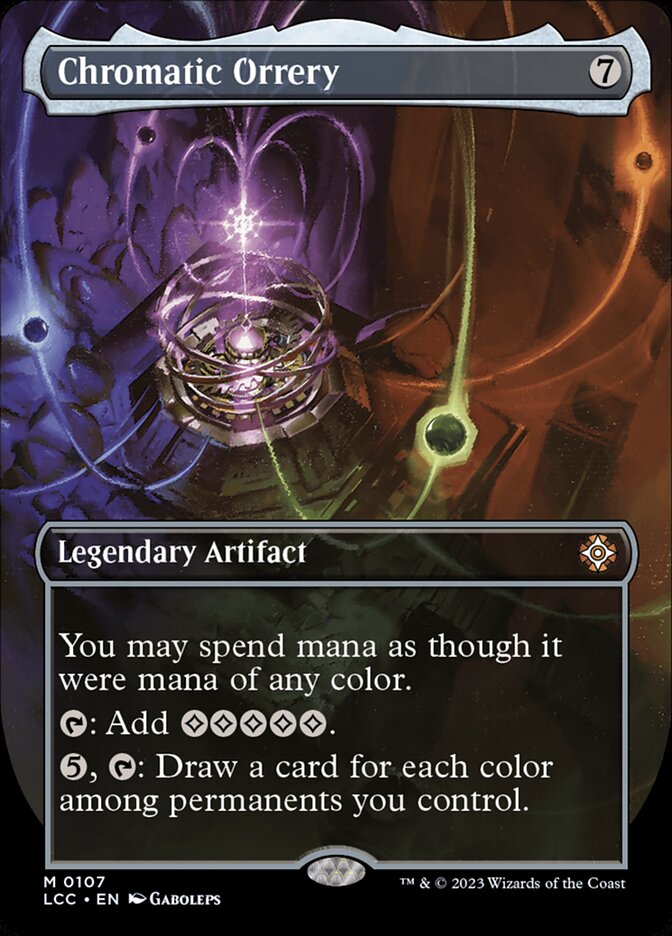 Chromatic Orrery 107/370 (Commander: The Lost Caverns of Ixalan)  - Borderless | Good Games Modbury