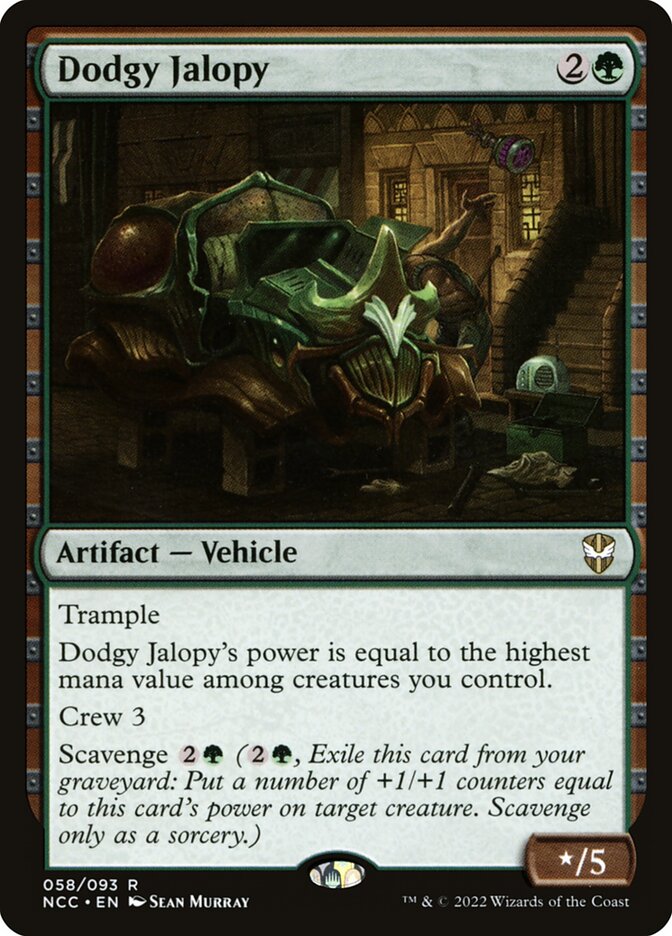 Dodgy Jalopy 58/93 (Commander: Streets of New Capenna)  | Good Games Modbury