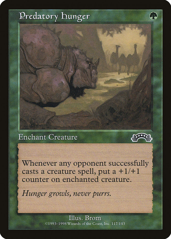 Predatory Hunger 117/143 (Exodus)  | Good Games Modbury