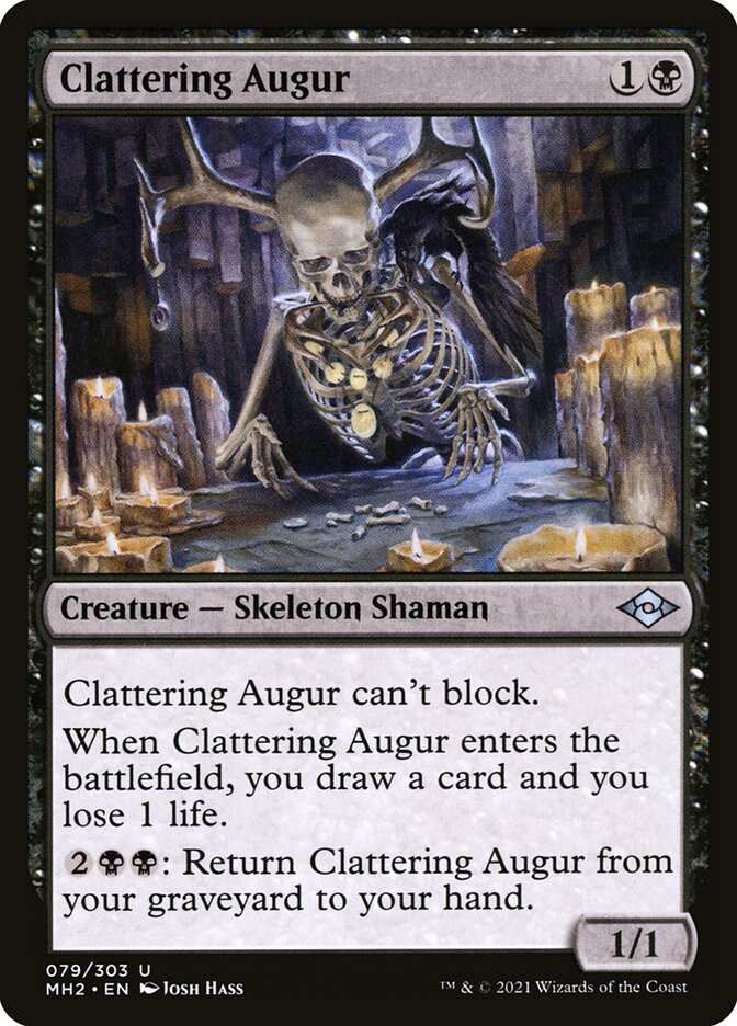 Clattering Augur 79 (Modern Horizons 2)  | Good Games Modbury
