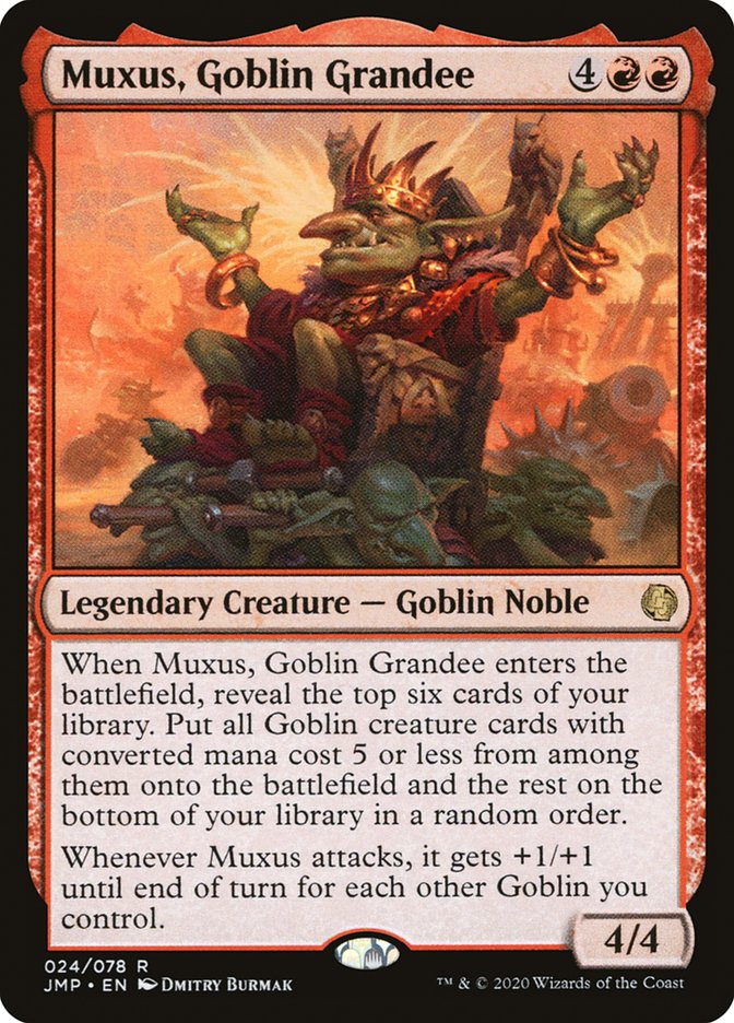 Muxus, Goblin Grandee 24 (Jumpstart)  | Good Games Modbury