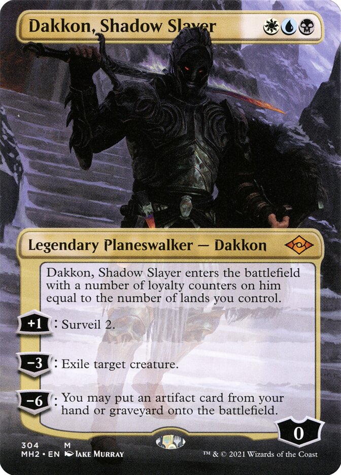 Dakkon, Shadow Slayer 304/303 (Modern Horizons 2)  | Good Games Modbury