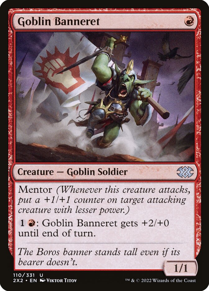 Goblin Banneret 110/331 (Double Masters 2022)  - Foil | Good Games Modbury