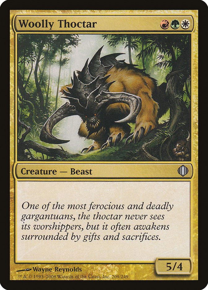 Woolly Thoctar 209 (Shards of Alara)  - Foil | Good Games Modbury