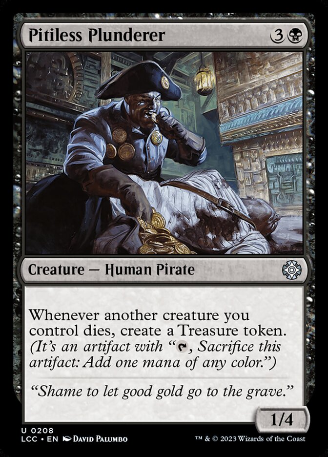 Pitiless Plunderer 208/370 (Commander: The Lost Caverns of Ixalan)  | Good Games Modbury