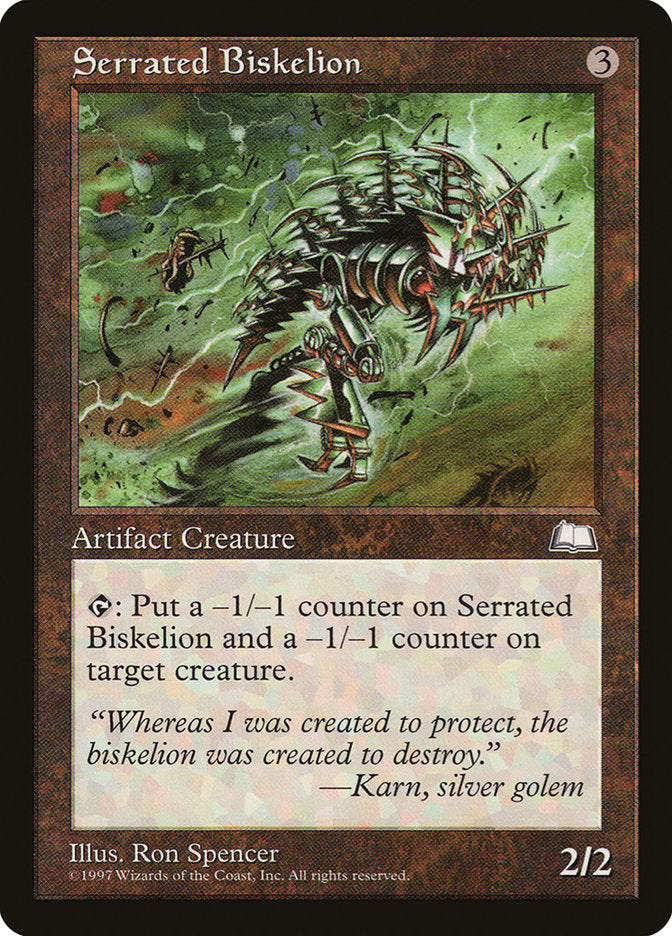 Serrated Biskelion 156/167 (Weatherlight)  | Good Games Modbury