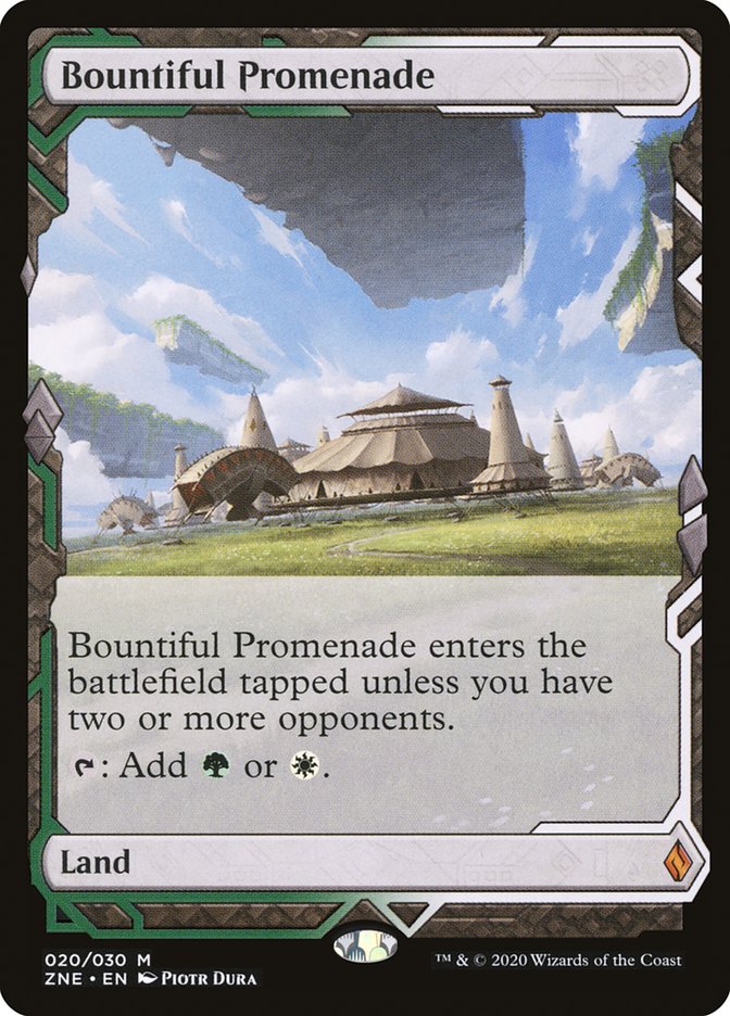 Bountiful Promenade 20/30 (Zendikar Rising Expeditions)  - Foil | Good Games Modbury