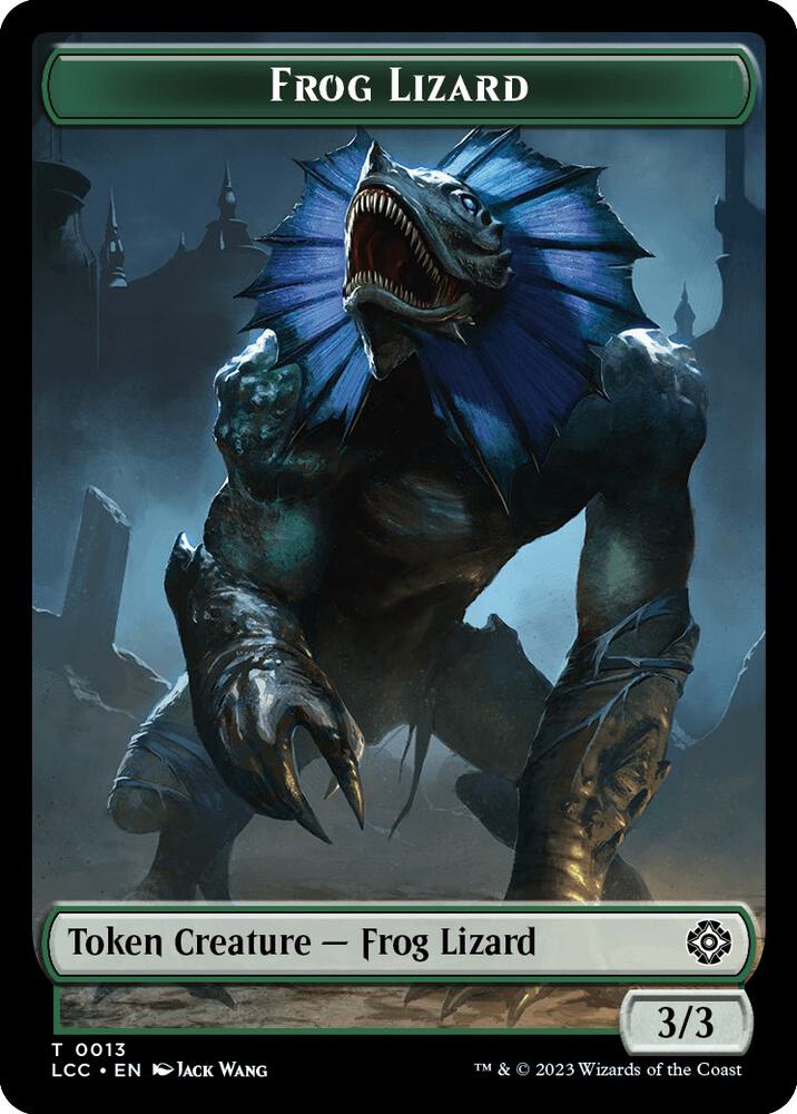 Frog Lizard Merfolk 0003 Double Sided Token 13 // 3 (Commander: The Lost Caverns of Ixalan)  | Good Games Modbury