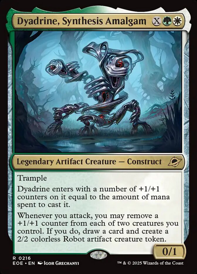 Dyadrine, Synthesis Amalgam 216 (Edge of Eternities)  - Foil | Good Games Modbury