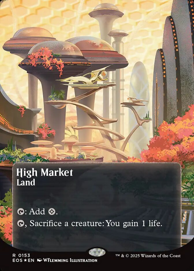 High Market 153/45 (Edge of Eternities: Stellar Sights)  - Borderless Galaxy Foil | Good Games Modbury