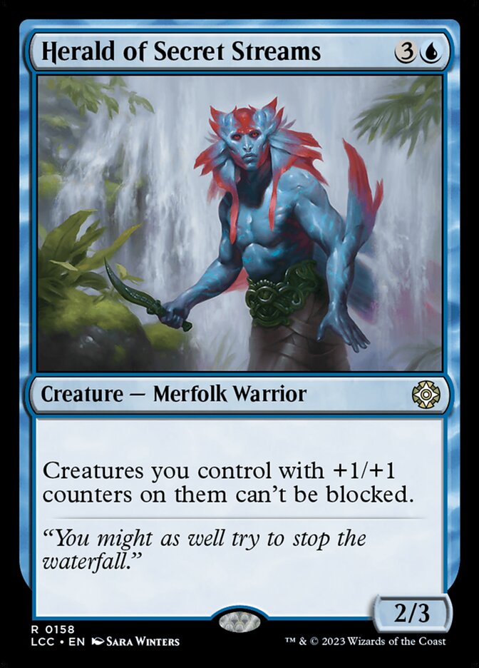 Herald of Secret Streams 158 (Commander: The Lost Caverns of Ixalan)  | Good Games Modbury