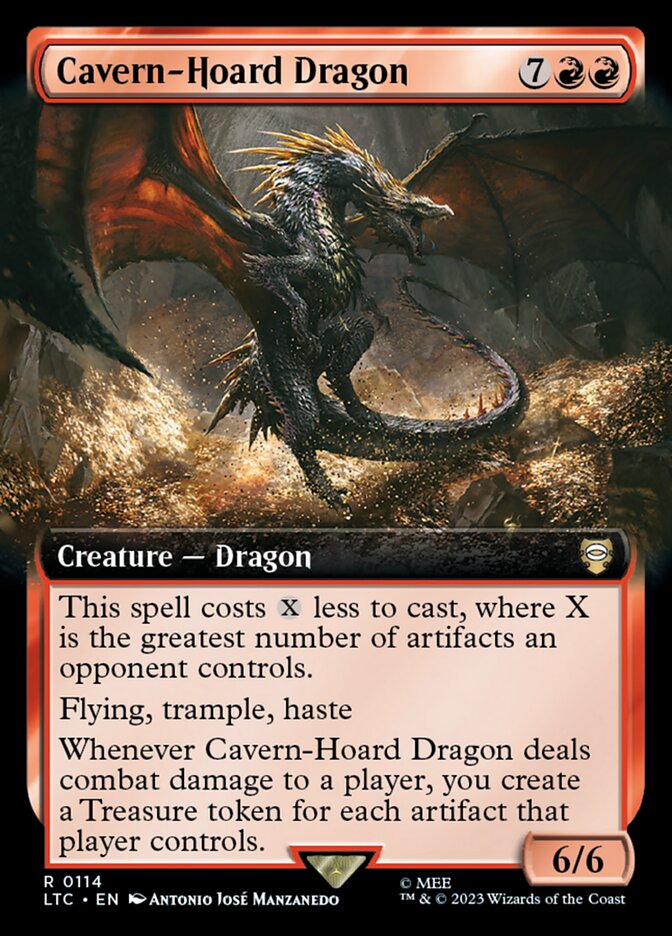 Cavern-Hoard Dragon 114 (Commander: The Lord of the Rings: Tales of Middle-earth)  | Good Games Modbury