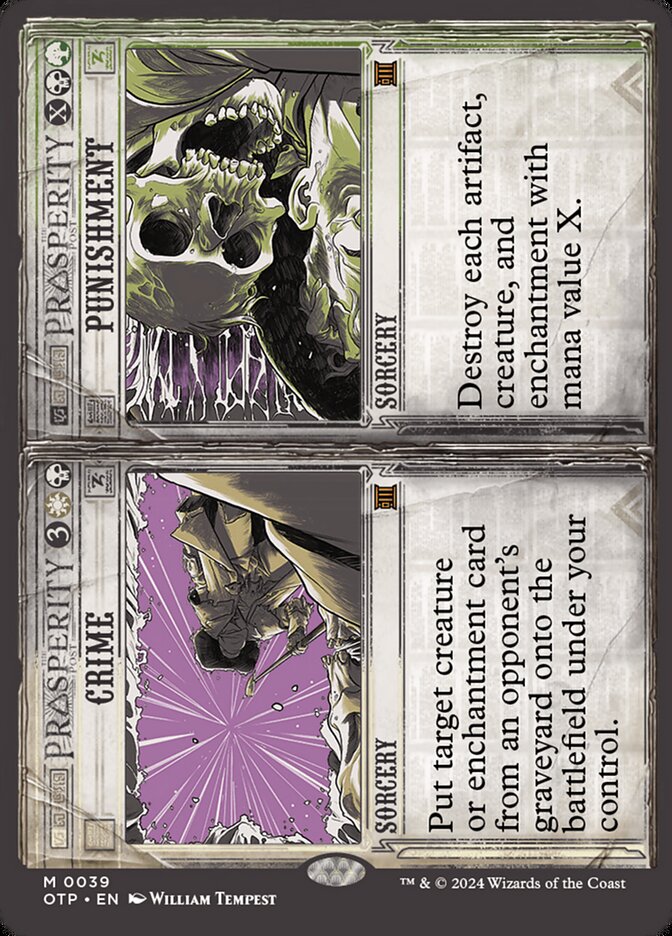 Crime // Punishment 39/65 (Outlaws of Thunder Junction: Breaking News)  - Showcase Foil | Good Games Modbury