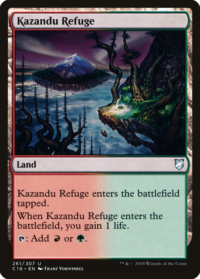 Kazandu Refuge 261/307 (Commander 2018)  | Good Games Modbury