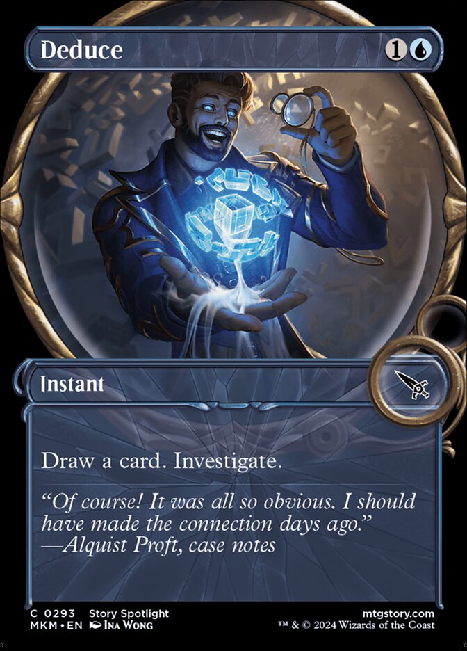 Deduce 293/286 (Murders at Karlov Manor)  - Showcase Foil | Good Games Modbury