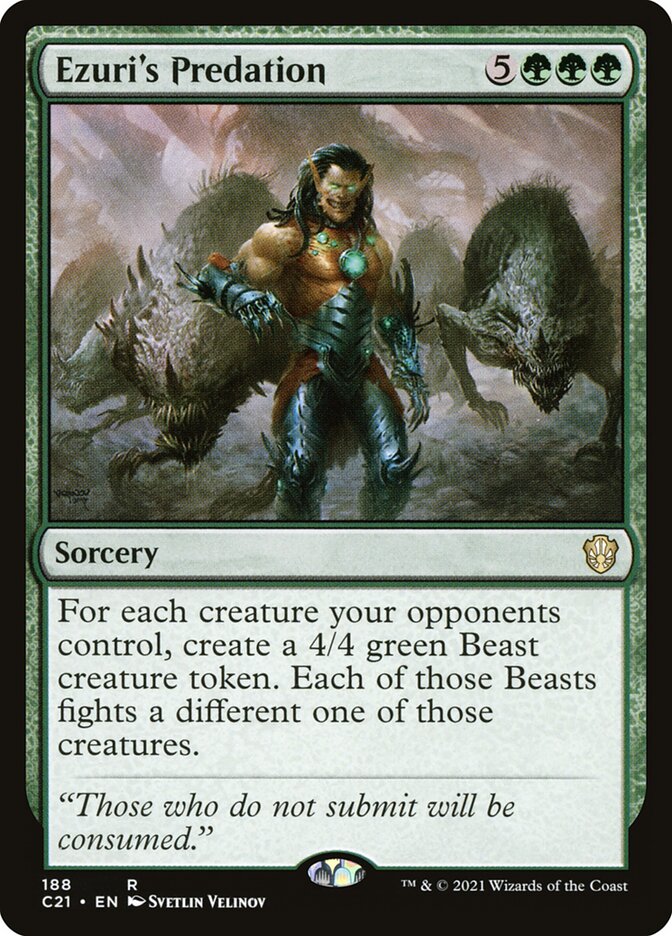 Ezuri's Predation 188/81 (Commander 2021)  | Good Games Modbury