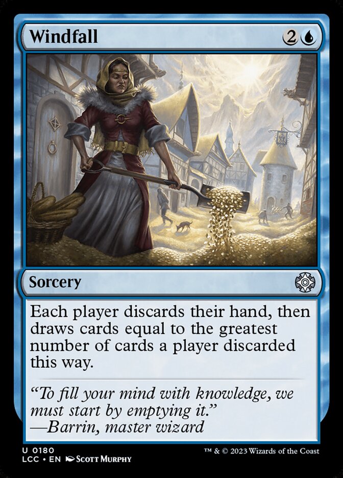 Windfall 180/370 (Commander: The Lost Caverns of Ixalan)  | Good Games Modbury