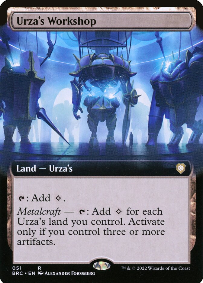 Urzas Workshop Extended Art 51 (Commander: The Brothers' War)  - Foil | Good Games Modbury