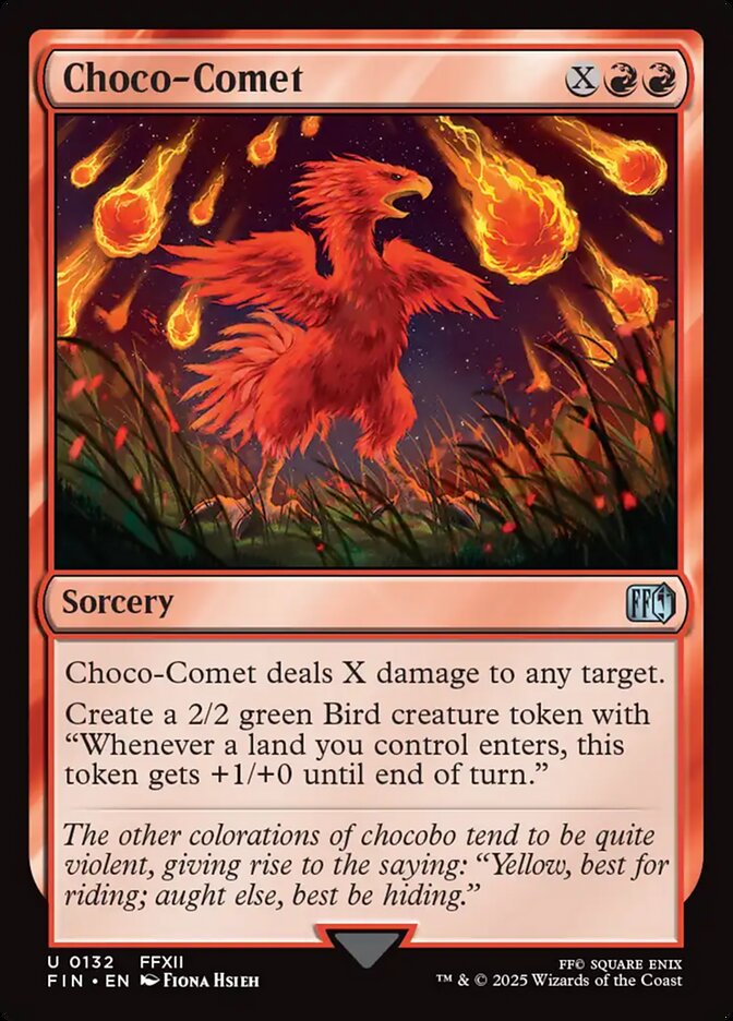 Choco-Comet 132/309 (FINAL FANTASY)  - Foil | Good Games Modbury