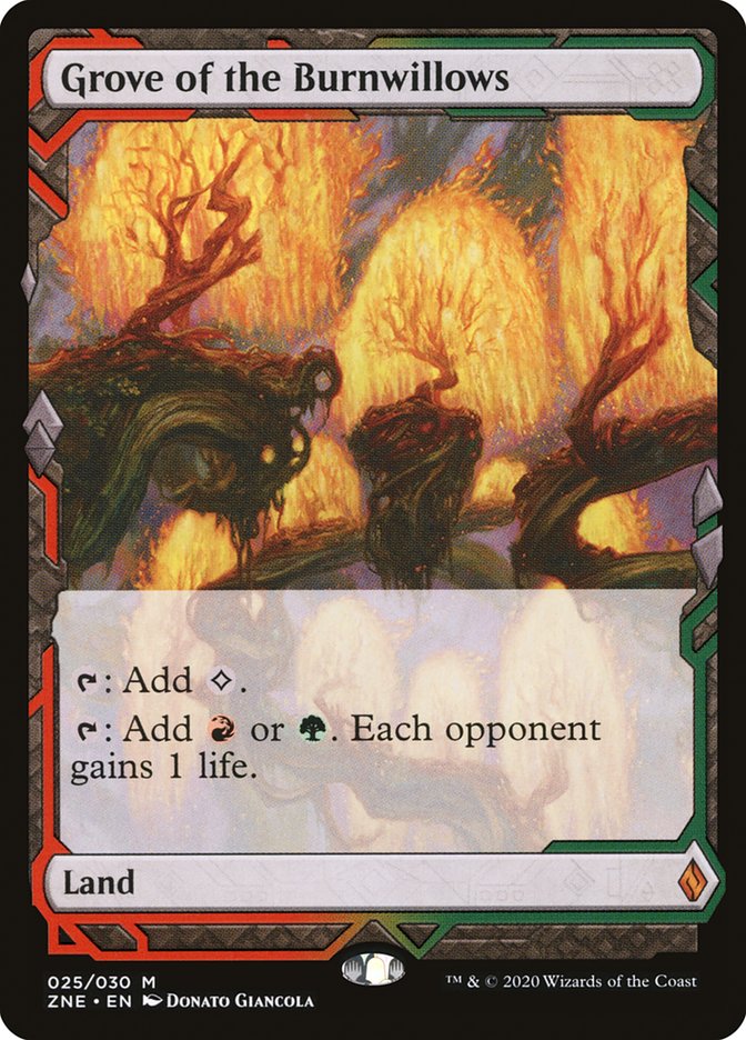 Grove of the Burnwillows 25/30 (Zendikar Rising Expeditions)  - Foil | Good Games Modbury