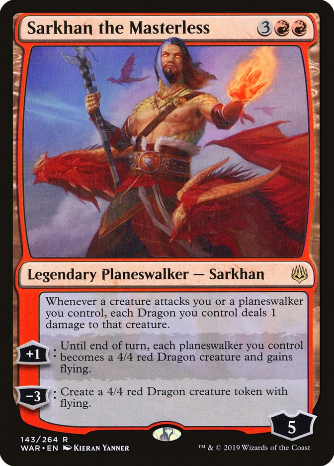 Sarkhan, the Masterless 143/264 (War of the Spark)  | Good Games Modbury