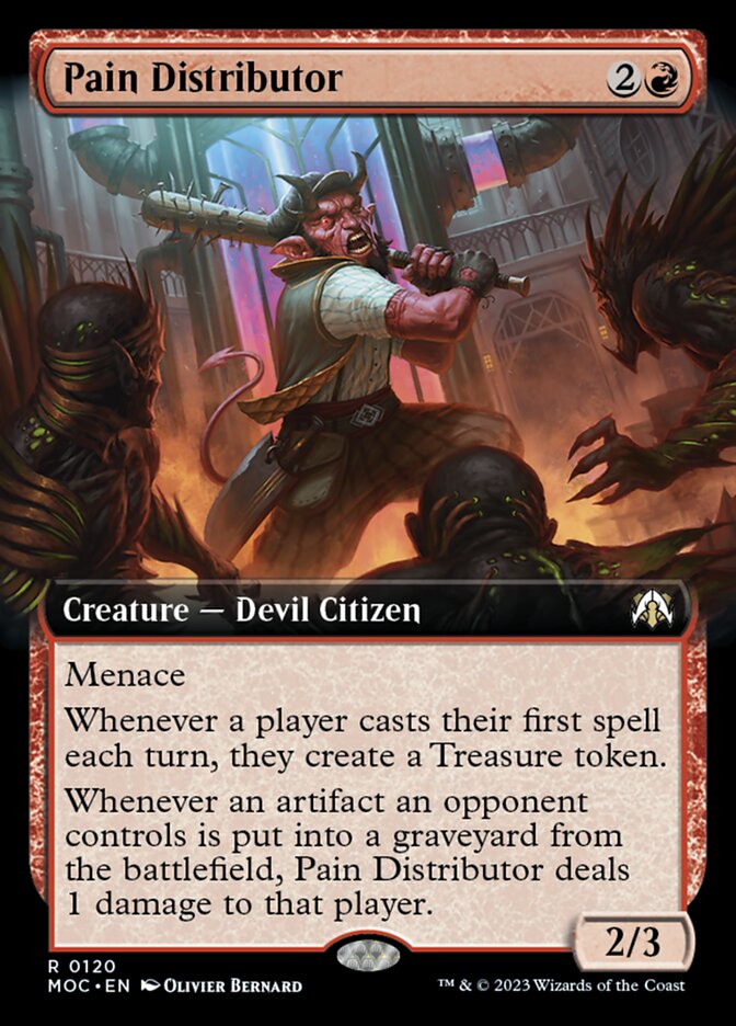 Pain Distributor 120/444 (Commander: March of the Machine)  - Extended Art | Good Games Modbury