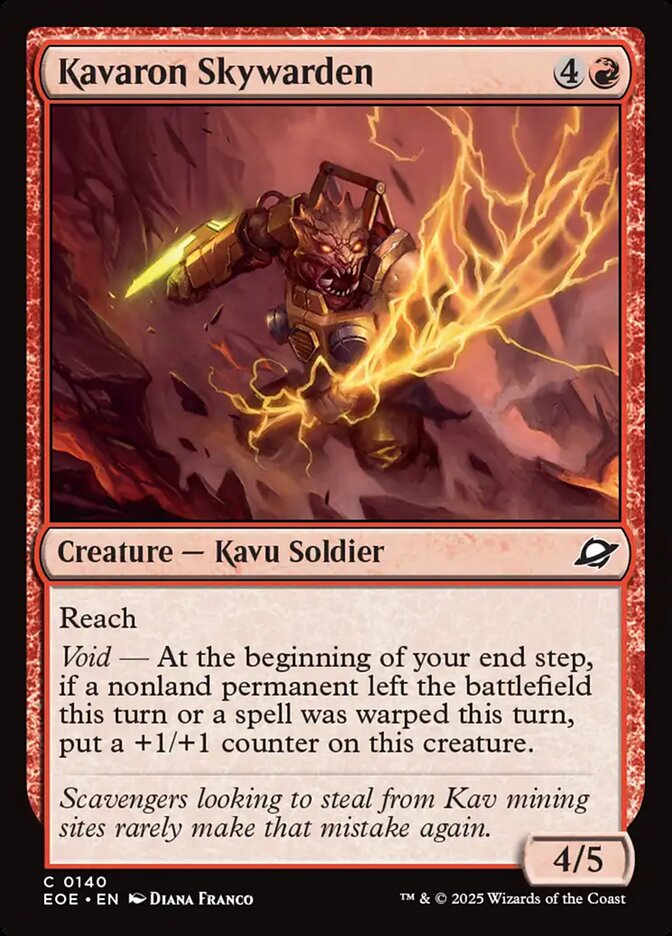 Kavaron Skywarden 140/276 (Edge of Eternities)  - Foil | Good Games Modbury