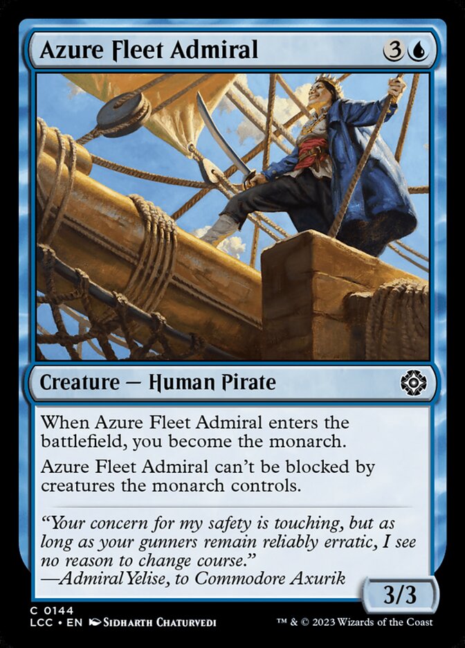 Azure Fleet Admiral 144/370 (Commander: The Lost Caverns of Ixalan)  | Good Games Modbury