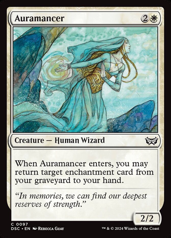 Auramancer 97/40 (Commander: Duskmourn: House of Horror)  | Good Games Modbury