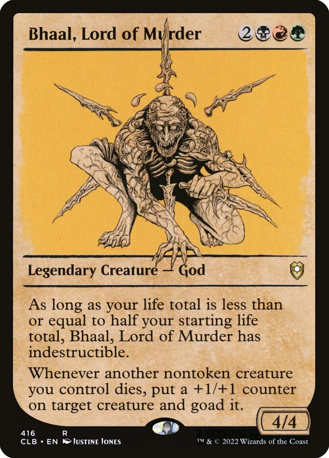 Bhaal, Lord of Murder 416/361 (Commander Legends: Battle for Baldur's Gate)  | Good Games Modbury