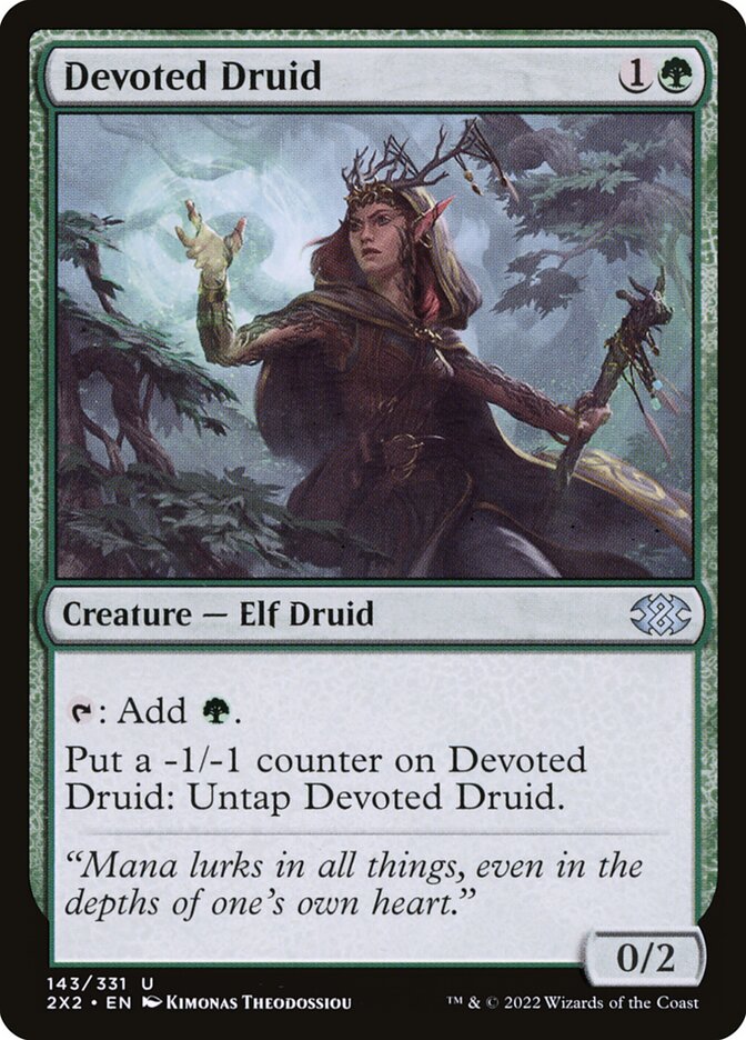 Devoted Druid 143/331 (Double Masters 2022)  | Good Games Modbury