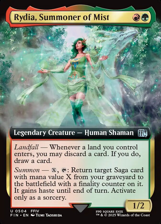 Rydia, Summoner of Mist 504/309 (FINAL FANTASY)  - Extended Art Foil | Good Games Modbury