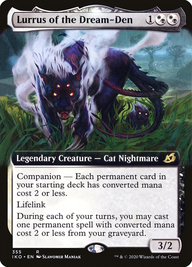 Lurrus, of the Dream-Den 355 (Ikoria: Lair of Behemoths)  - Extended Art | Good Games Modbury