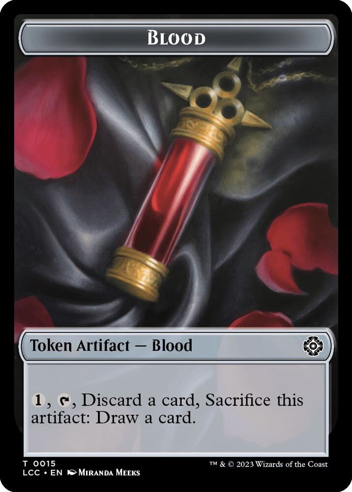 Blood Vampire 0004 Double Sided Token 15 // 4 (Commander: The Lost Caverns of Ixalan)  | Good Games Modbury