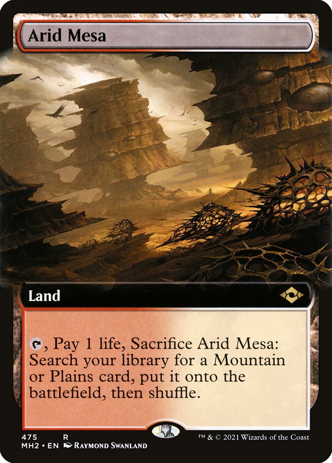 Arid Mesa Extended Art 475 (Modern Horizons 2)  - Foil | Good Games Modbury