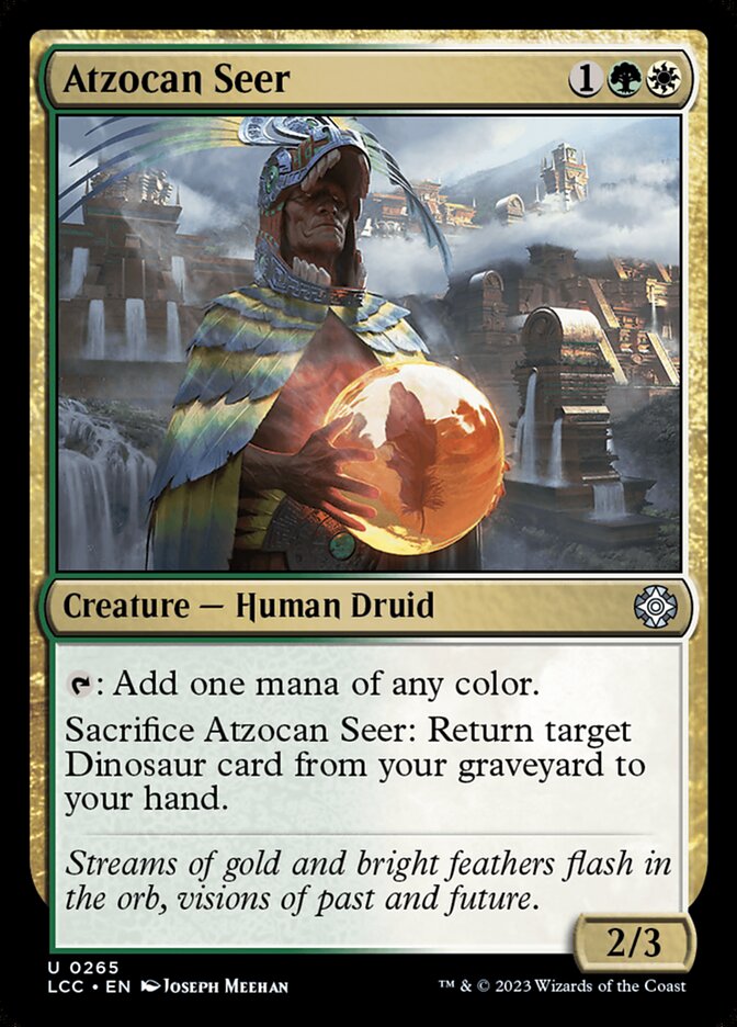 Atzocan Seer 265 (Commander: The Lost Caverns of Ixalan)  | Good Games Modbury