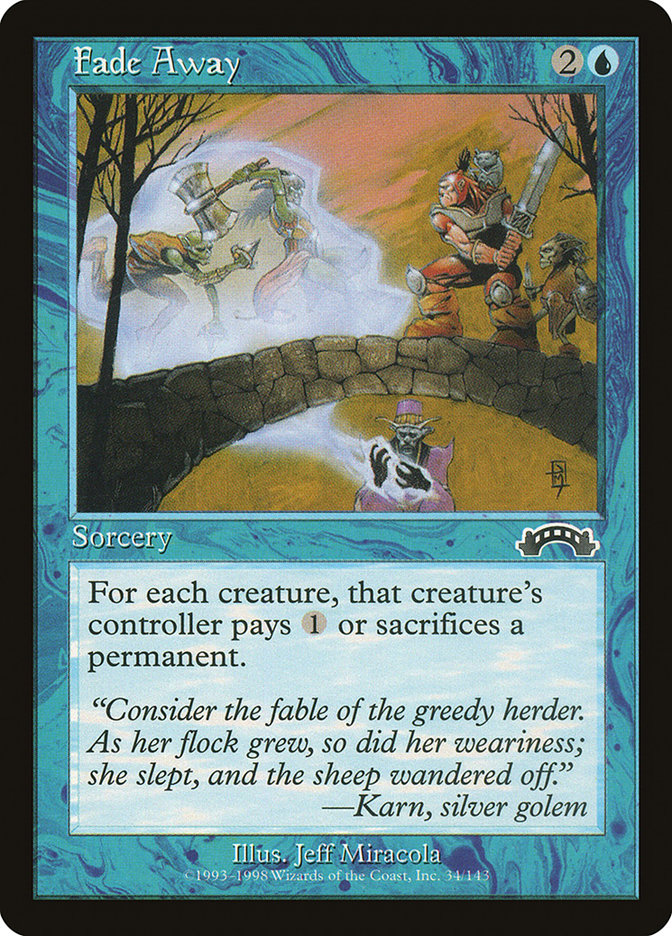 Fade Away 34/143 (Exodus)  | Good Games Modbury