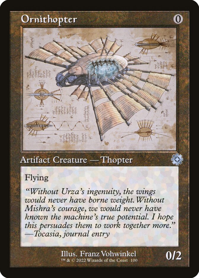 Ornithopter 100/63 (The Brothers' War: Retro Frame Artifacts)  - Foil | Good Games Modbury