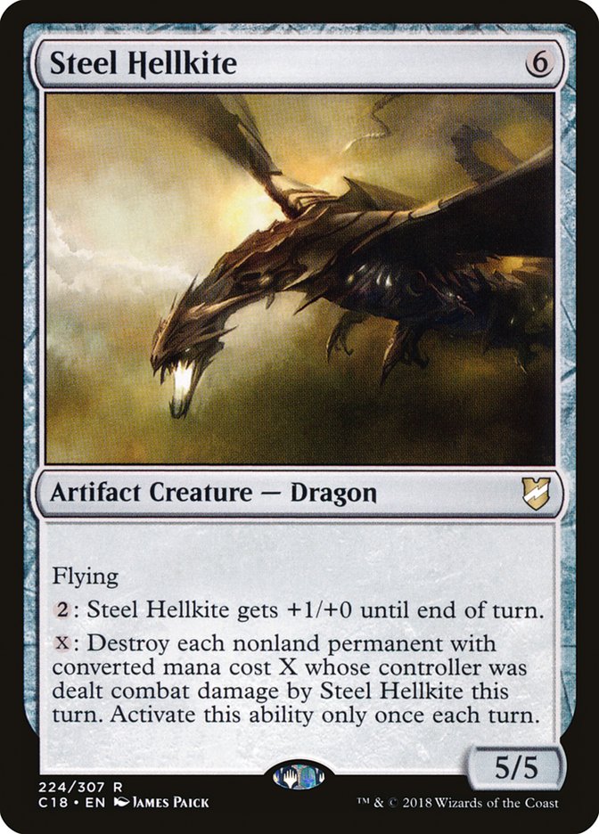 Steel Hellkite 224/307 (Commander 2018)  | Good Games Modbury