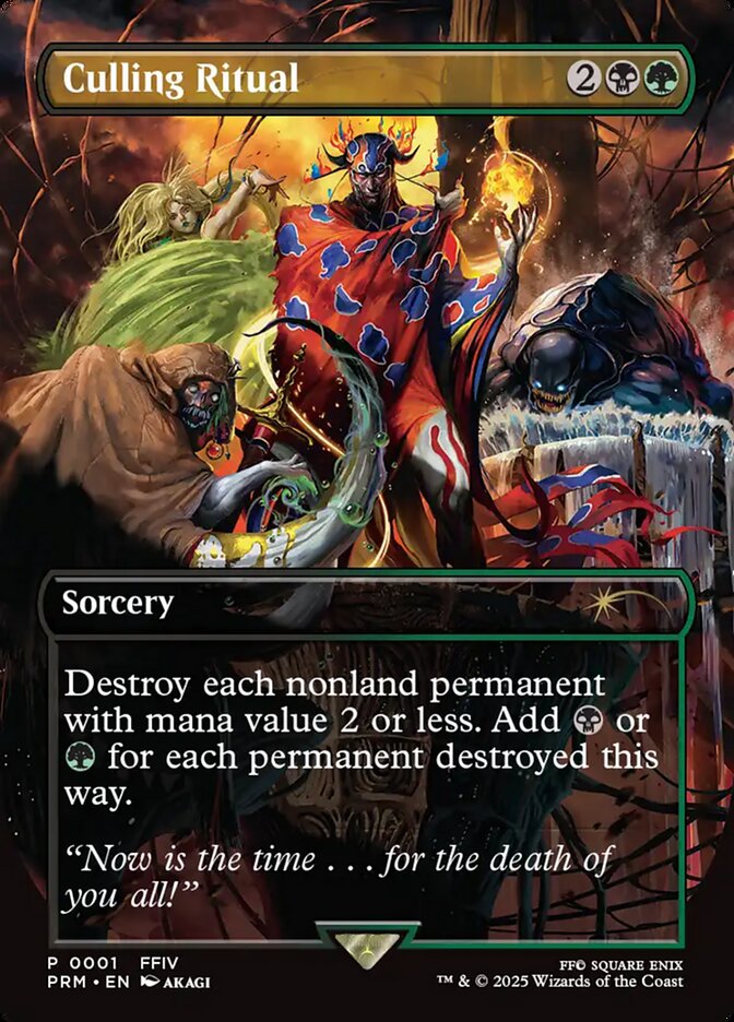 Culling Ritual 1 (WPN & Gateway Promos)  - Borderless Foil | Good Games Modbury