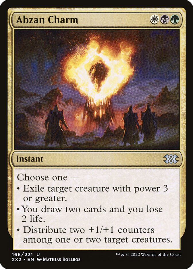 Abzan Charm 166/331 (Double Masters 2022)  - Foil | Good Games Modbury