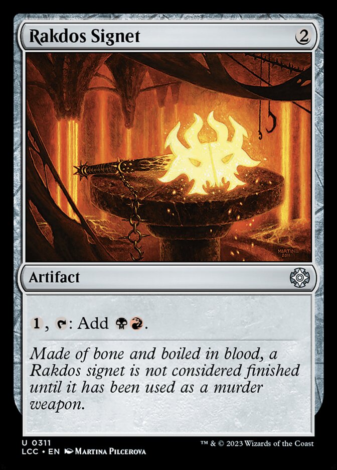 Rakdos Signet 311 (Commander: The Lost Caverns of Ixalan)  | Good Games Modbury