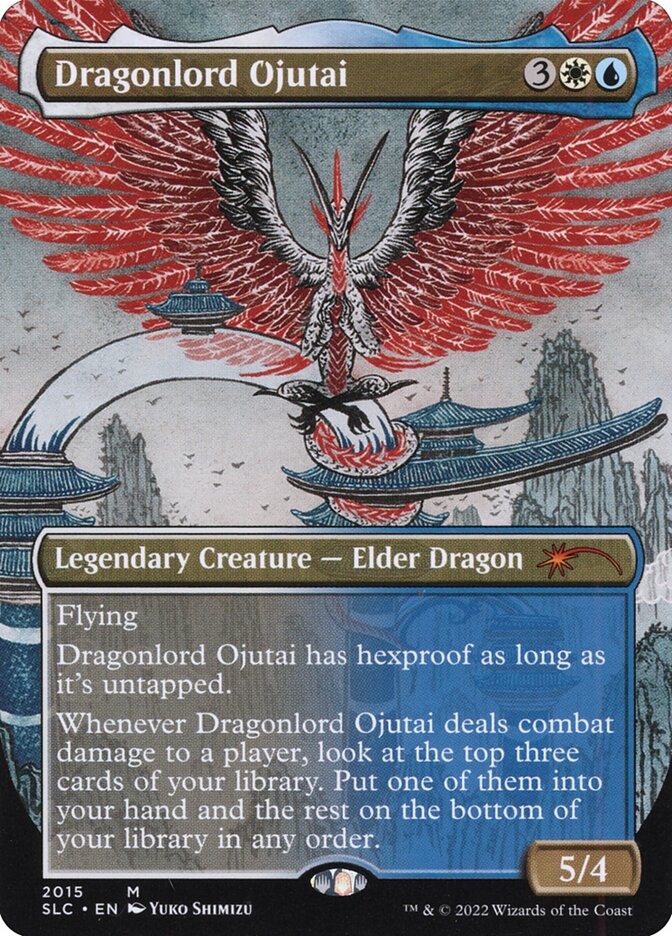 Dragonlord Ojutai 2015/84 (Secret Lair Countdown Kit)  - Borderless Foil | Good Games Modbury