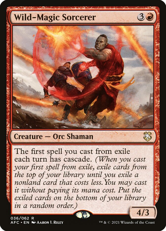 Wild Magic Sorcerer 36 (Commander: Adventures in the Forgotten Realms)  | Good Games Modbury
