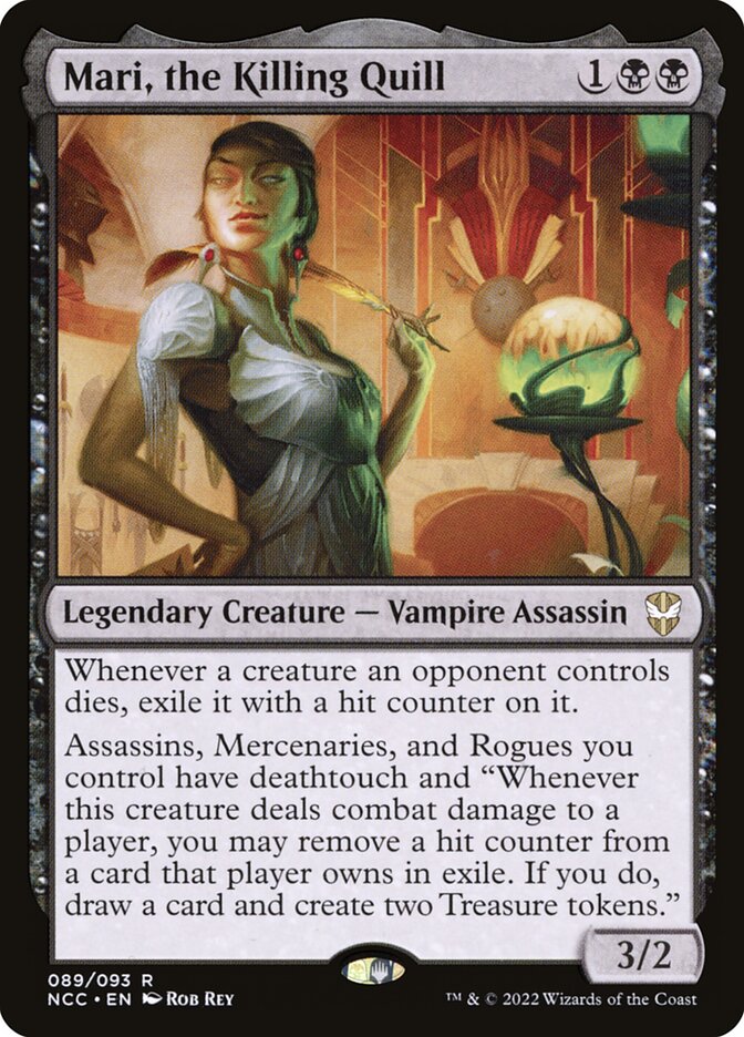 Mari, the Killing Quill 89 (Commander: Streets of New Capenna)  - Foil | Good Games Modbury