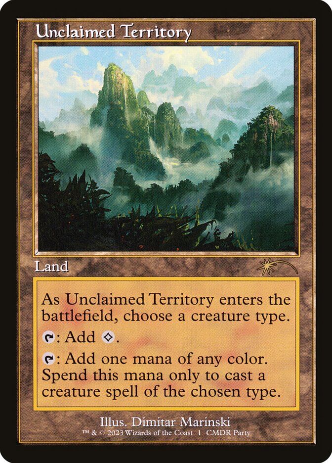 Unclaimed Territory Retro Frame 1 (WPN & Gateway Promos)  - Retro | Good Games Modbury