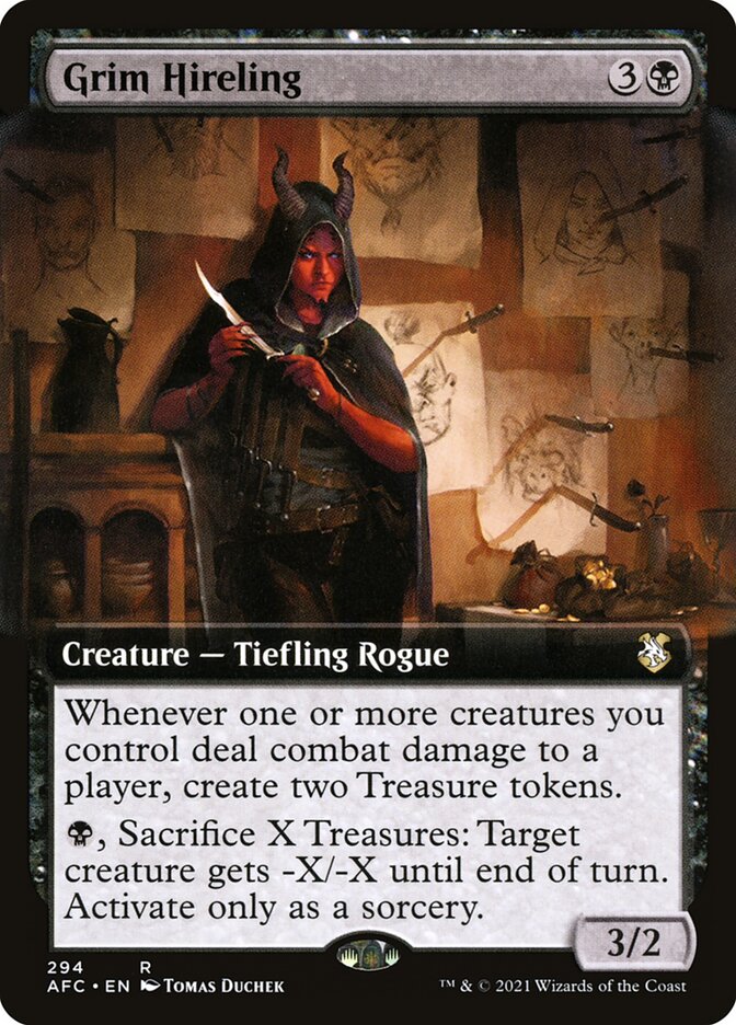 Grim Hireling 294/62 (Commander: Adventures in the Forgotten Realms)  | Good Games Modbury