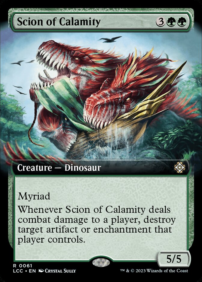 Scion of Calamity 61 (Commander: The Lost Caverns of Ixalan)  - Extended Art | Good Games Modbury