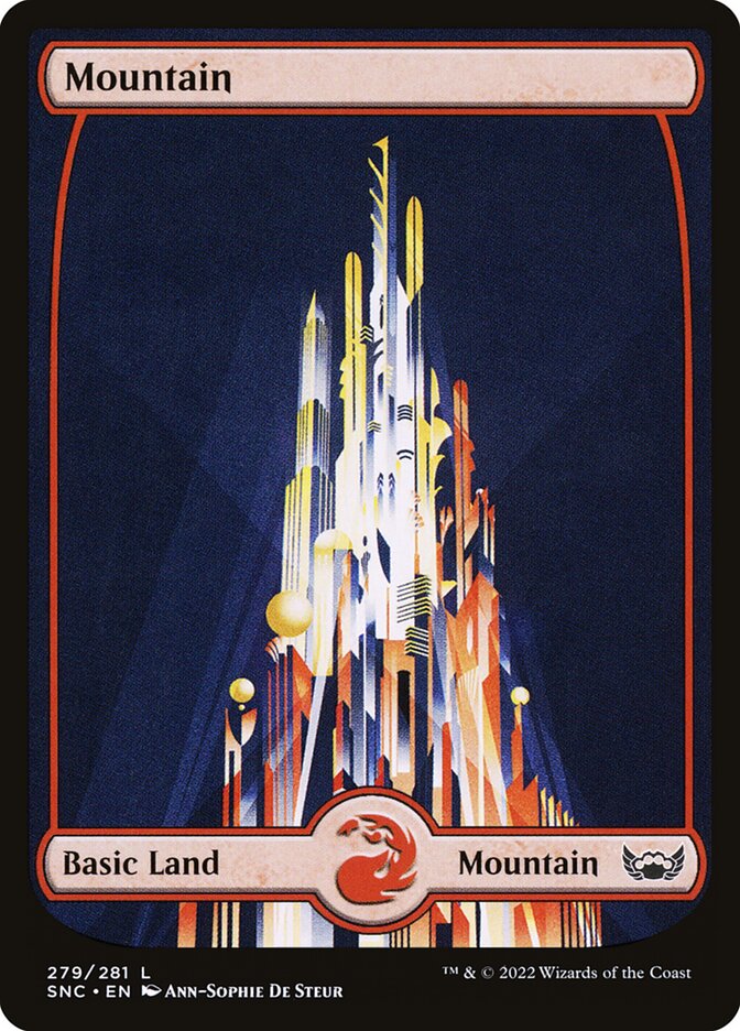 Mountain 279/281 (Streets of New Capenna)  - Foil | Good Games Modbury